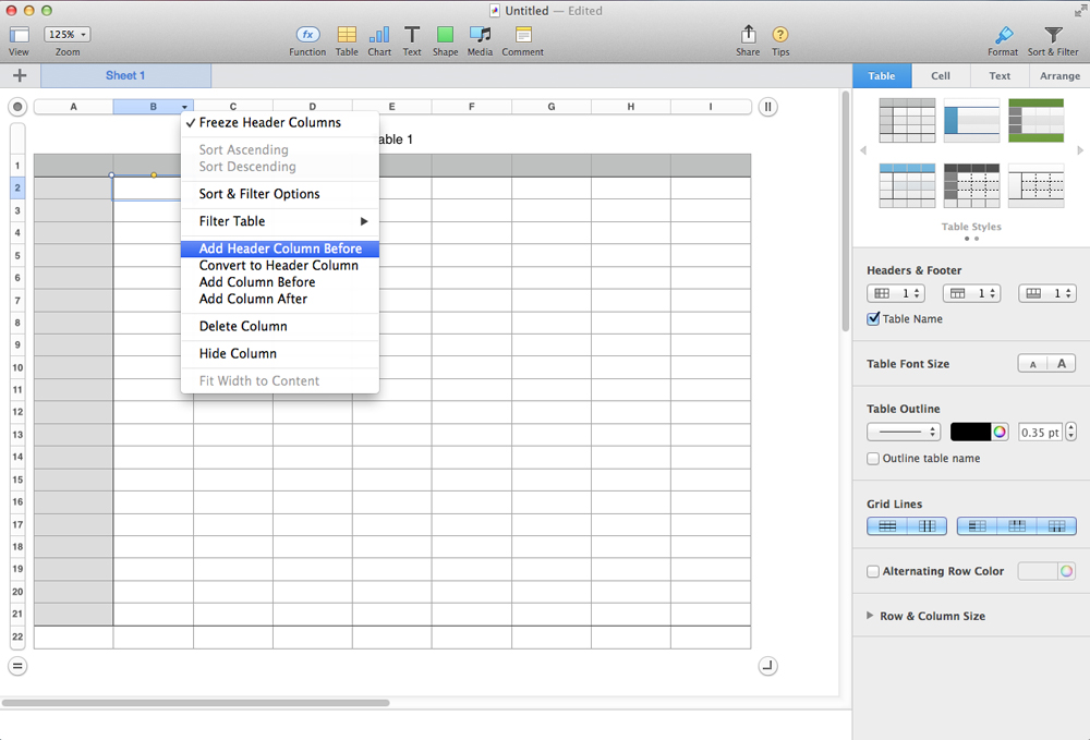 excel for mac auto insert row
